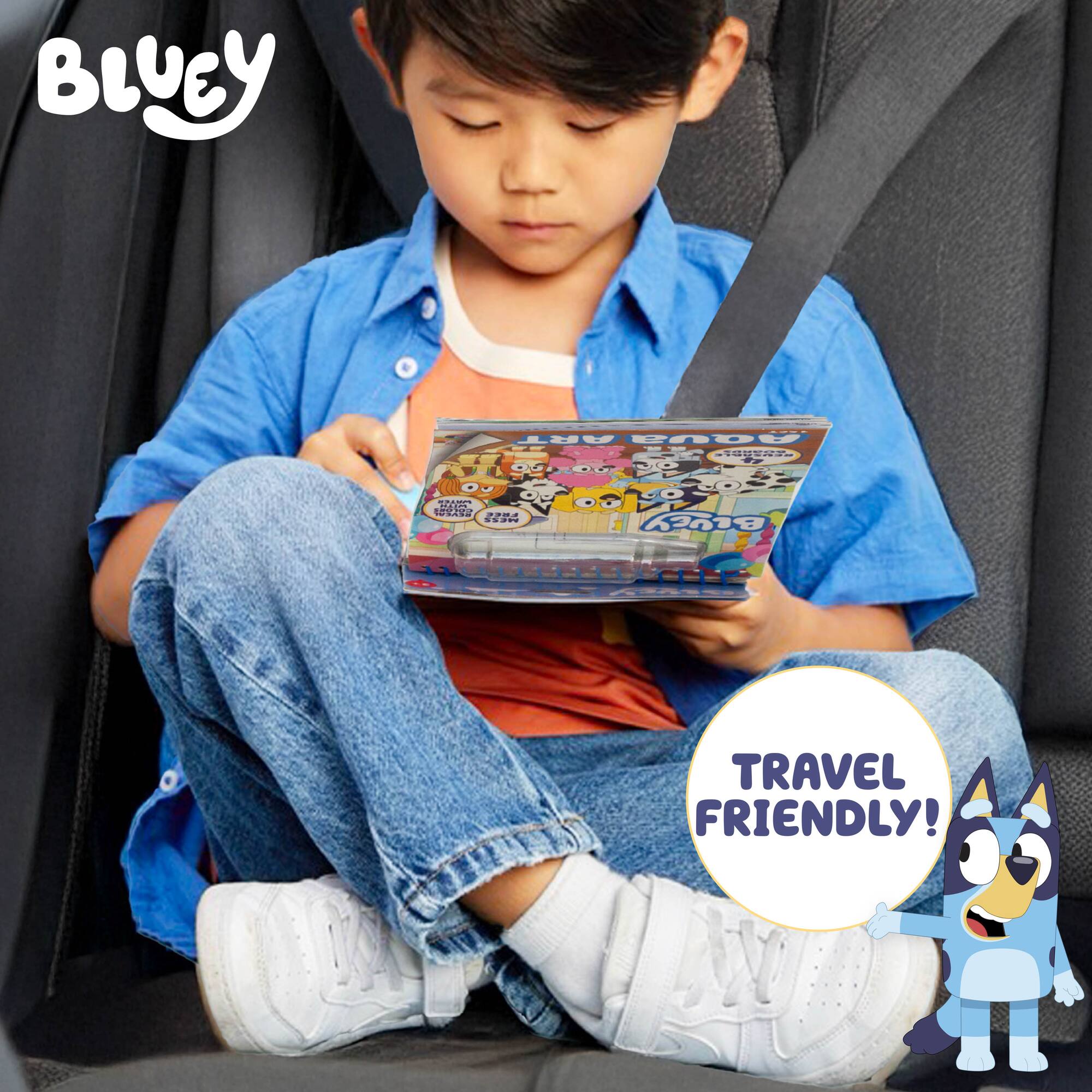 Bluey Friends Forever Aqua Art